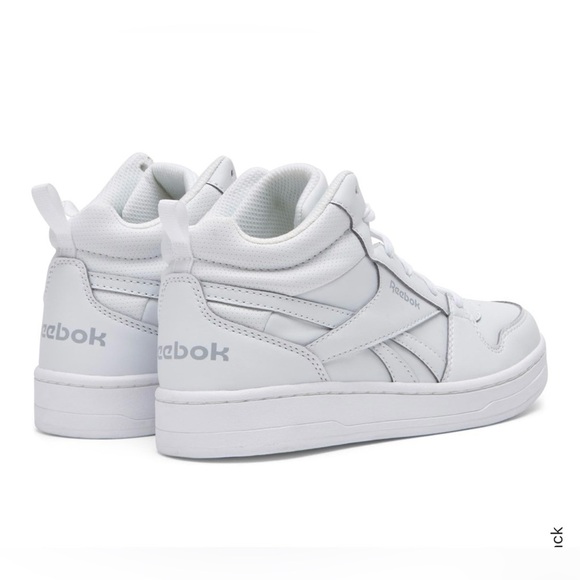 Reebok White High-Top Sneakers with Padded Ankle - Picture 7 of 8